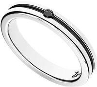 Anello Zancan Uomo in Argento Diamante 0.07 Ct ESA077 - ESA077